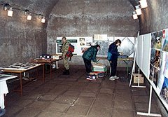 Expozice v podzemí dělostřeleckého srubu